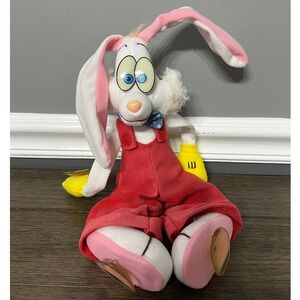 Roger Rabbit Applause Plush Doll Corduroy Overalls Vintage‎ Disney Collectible
